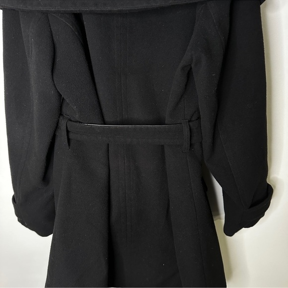 Jacqueline Riu | Belted Black Wrap Jacket Sz 46 - Picture 7 of 12